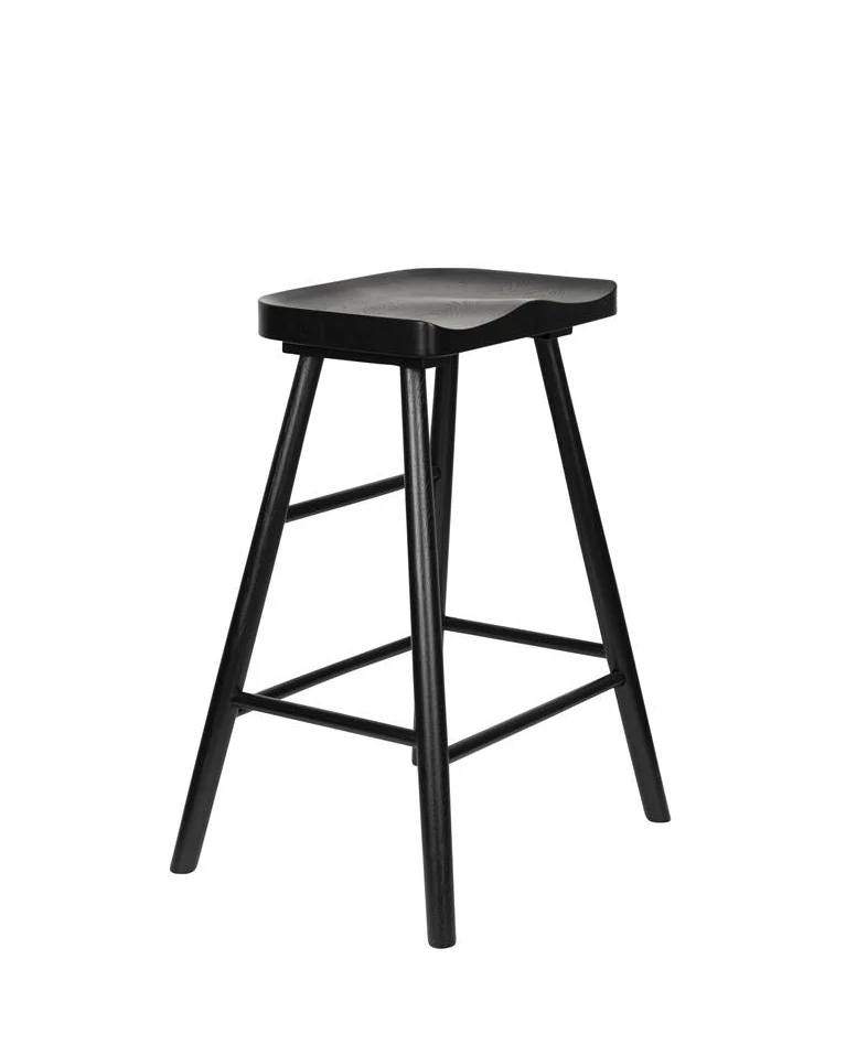 Selected Counter Stool Vander- Black Eco-Friendly