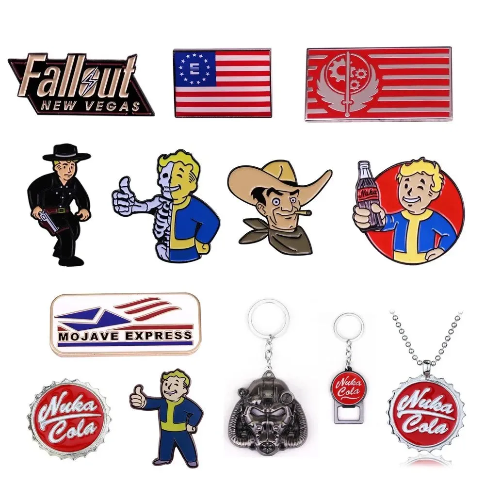 Innovative Fall-Out Game TV Series Pin Badge - Classic Cosplay Enamel Brooch Jewelry Verified