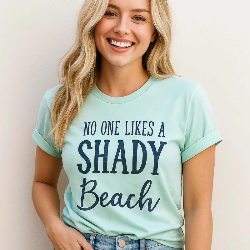 Artisan Shady Beach Tee Detailed