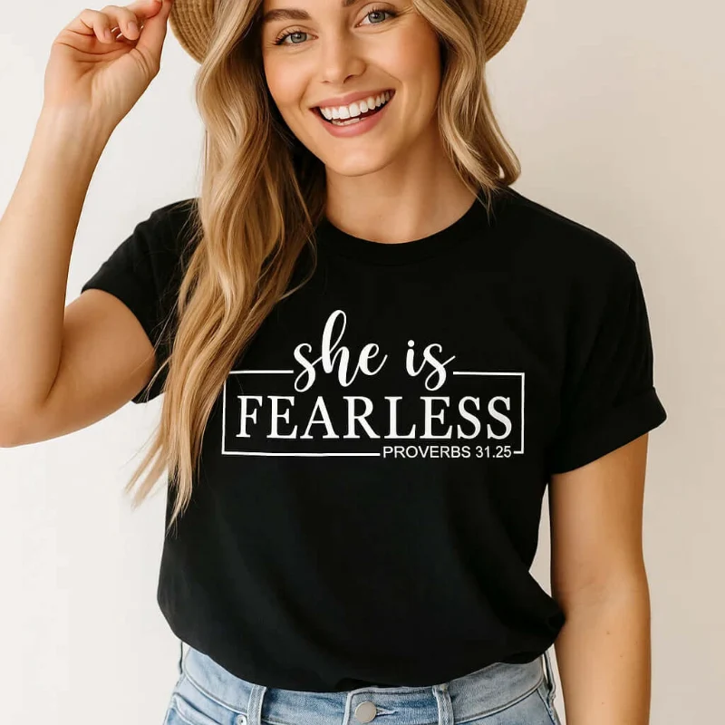 Genuine She Is Fearless Shirt Enhanced