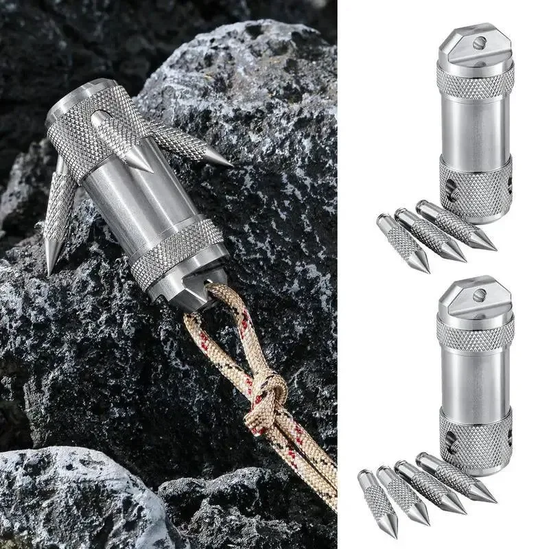 Crafted Folding Grapple Hook for Rock Climbing and Camping Removable and Multipurpose User-Friendly