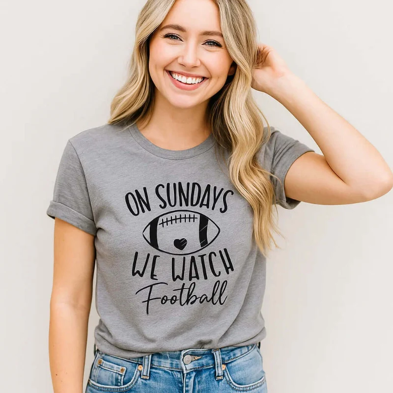 Elite Sunday Football Tee Fashionable