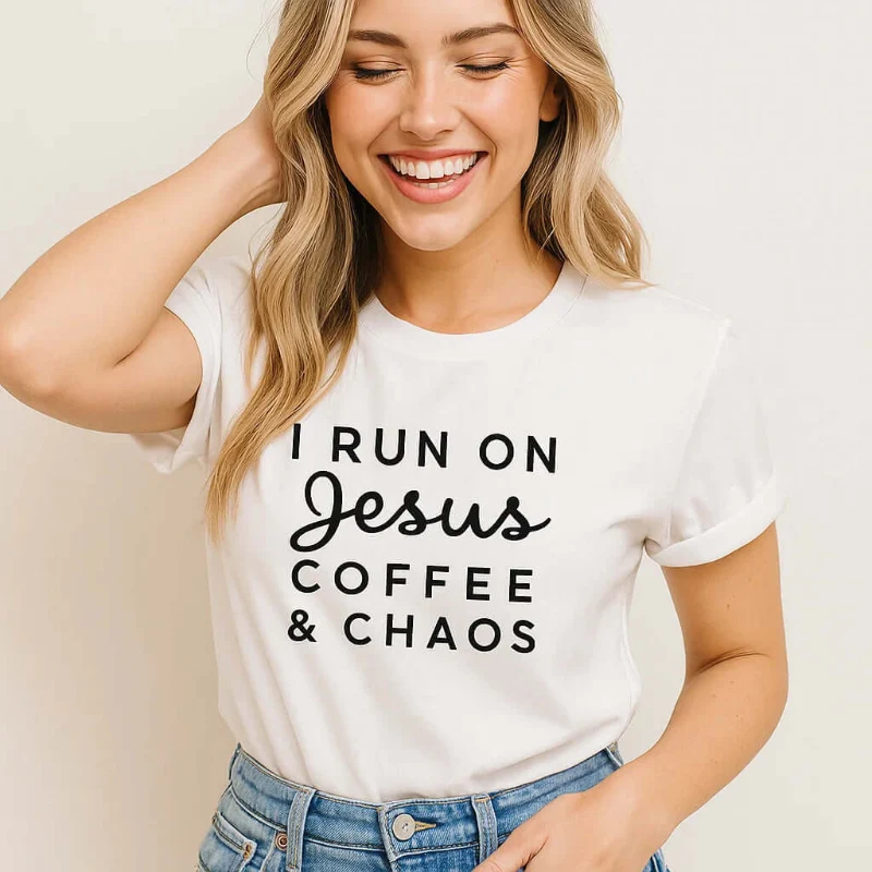 Refined Jesus Coffee T-shirt for Faithful Coffee Lovers Powerful