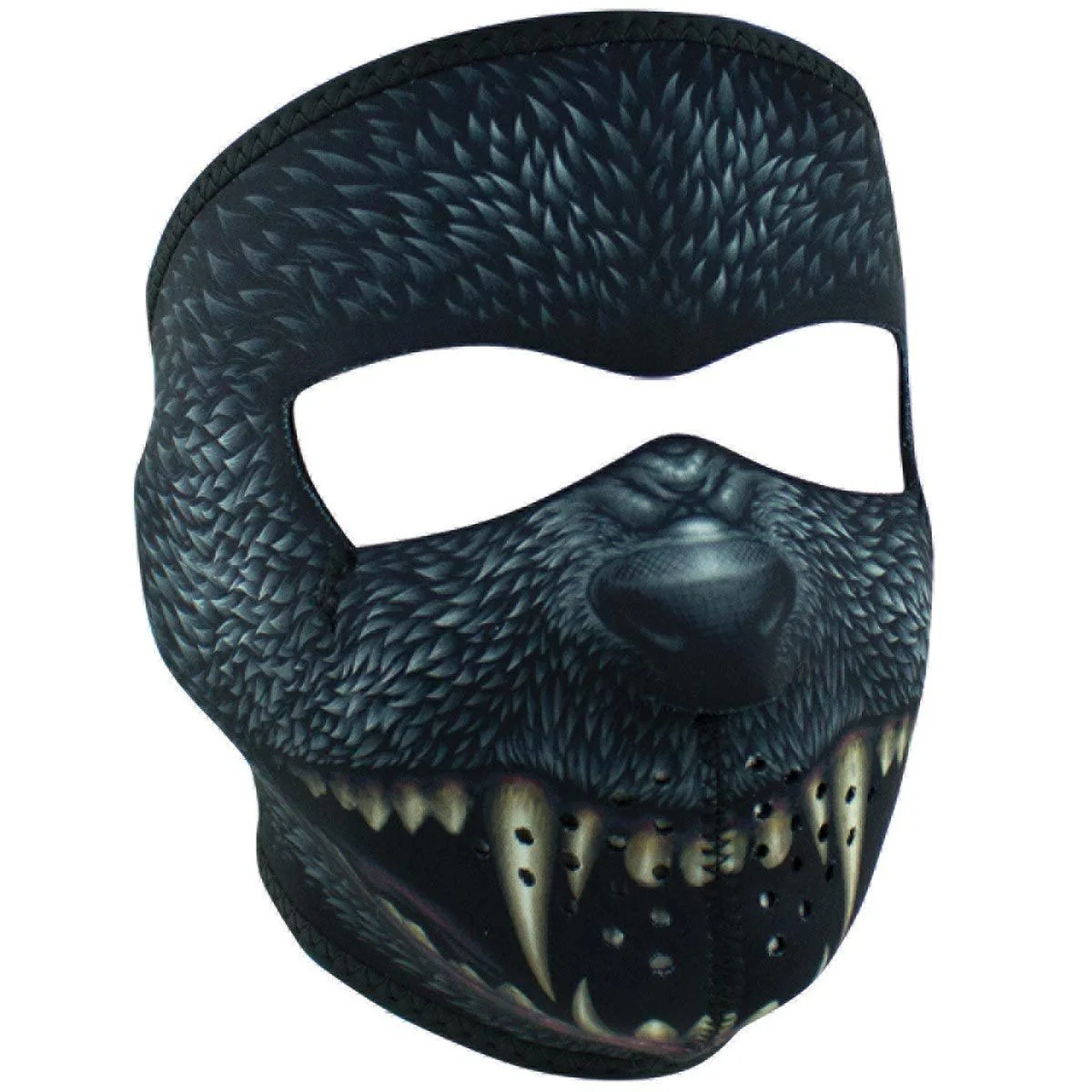 Functional ZanHeadgear WNFM416 Silver Bullet Full Face Mask Genuine