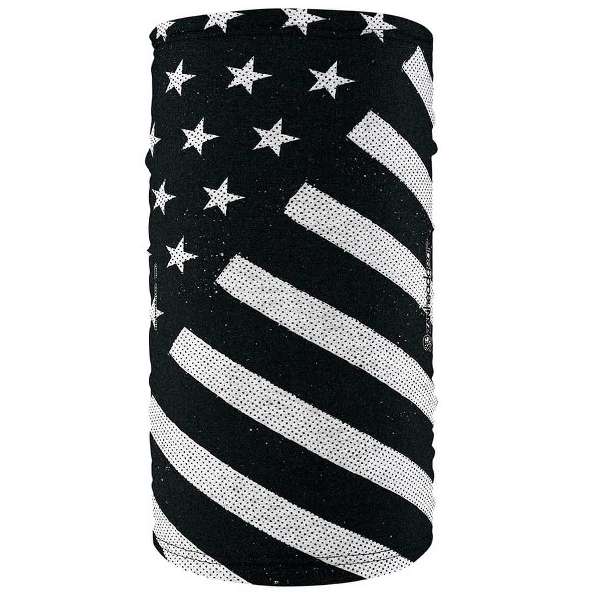 Eco-Friendly ZanHeadgear TF091 Motley Tube Fleece Lined Black and White Flag Quality