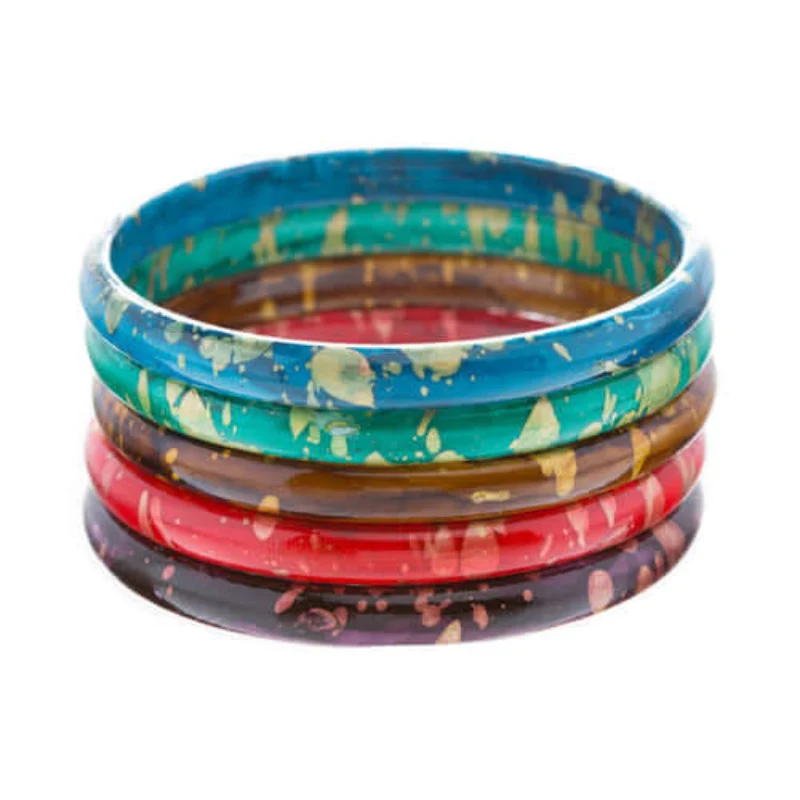 Top-Quality Abstract Multi Bangle Set Original Design