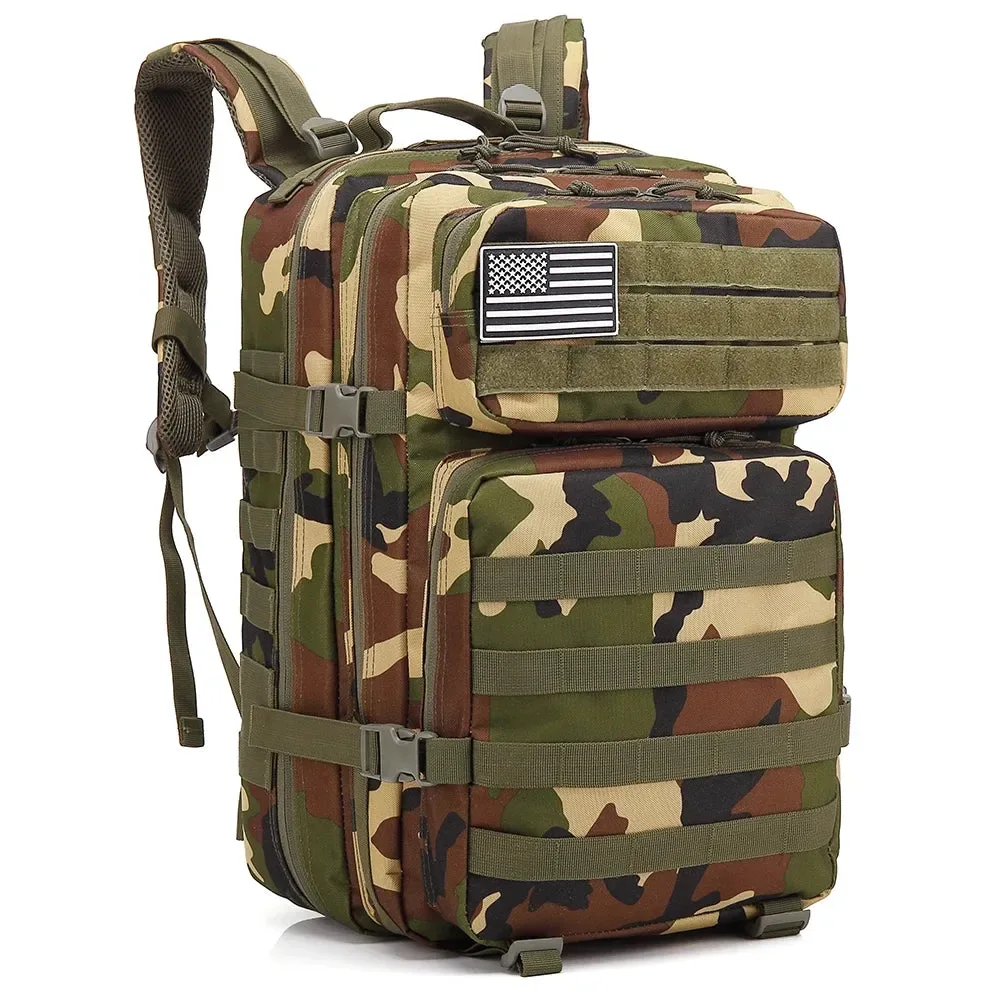 Quality 45L Tactical Backpack Versatile Survival Gear for Hunting Camping Hiking and Gym Fine Crafted