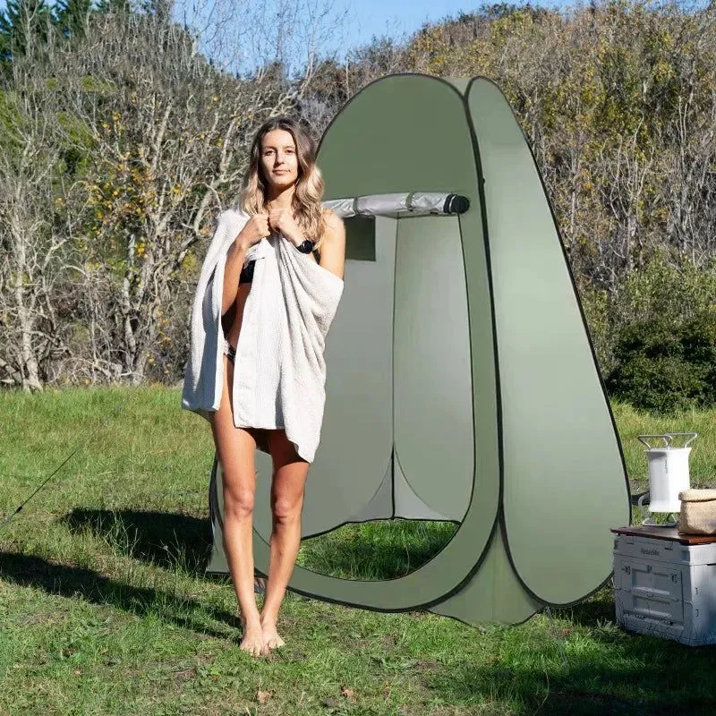 Stylish Portable Waterproof Anti-UV Shower Tent - Beach Camping and Hiking Privacy Shelter Sophisticated