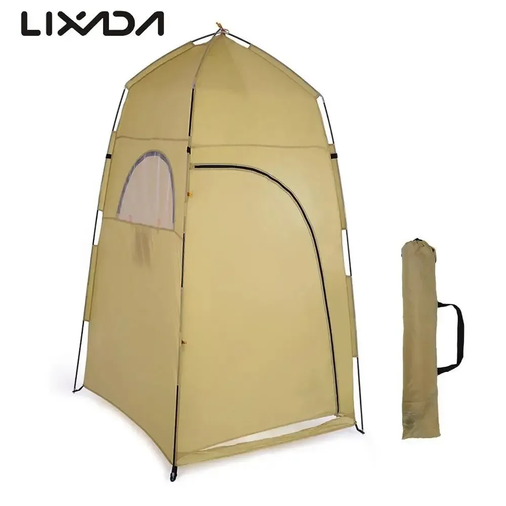 Safe Outdoor Waterproof Changing Fitting Tent - Portable Anti UV Shower Bathing Tent for Camping Beach Travel Privacy Toilet Fashionable