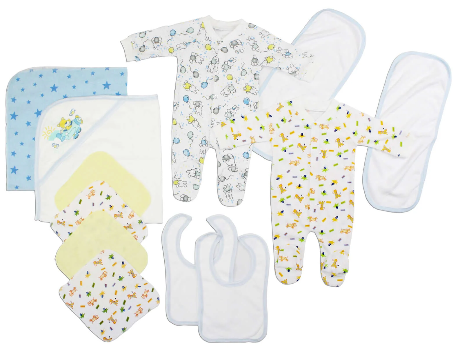 Long-Lasting Boys 16 Pc Layette Dependable