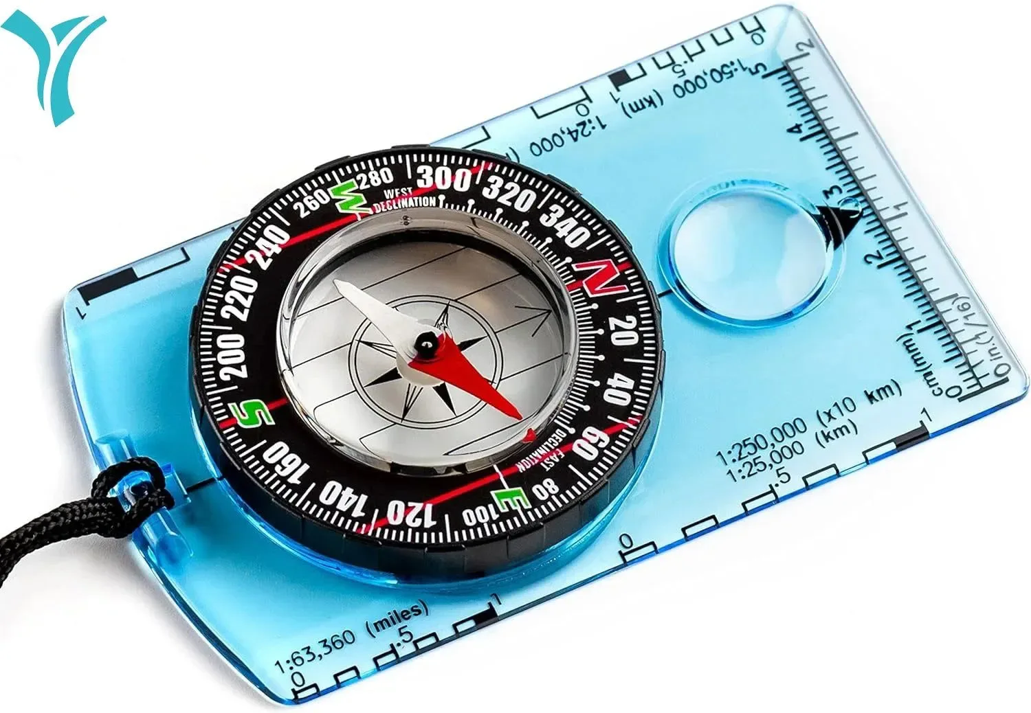 Artisan Orienteering Compass – Advanced Baseplate Scout Compass with Noctilucent Display for Hiking Backpacking Survival First-Class