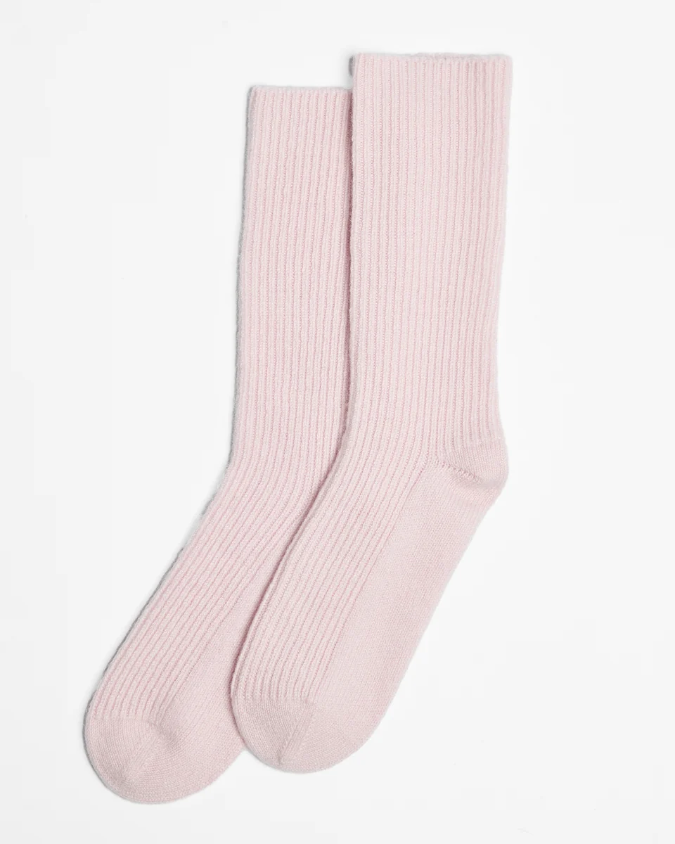 First-Class Foxford Pink Bed Socks Dependable