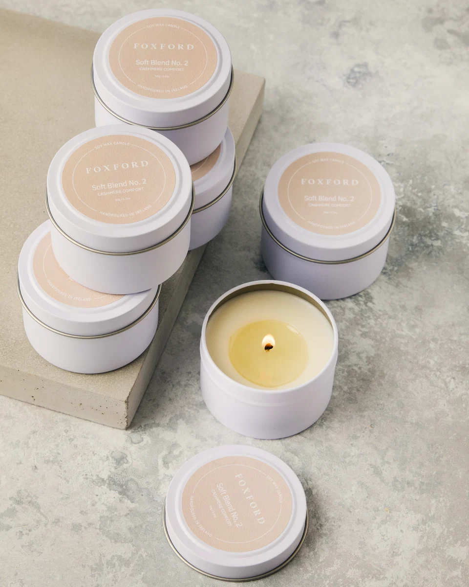 Specialty Foxford No.2 Cashmere Travel Candle 90g Quality