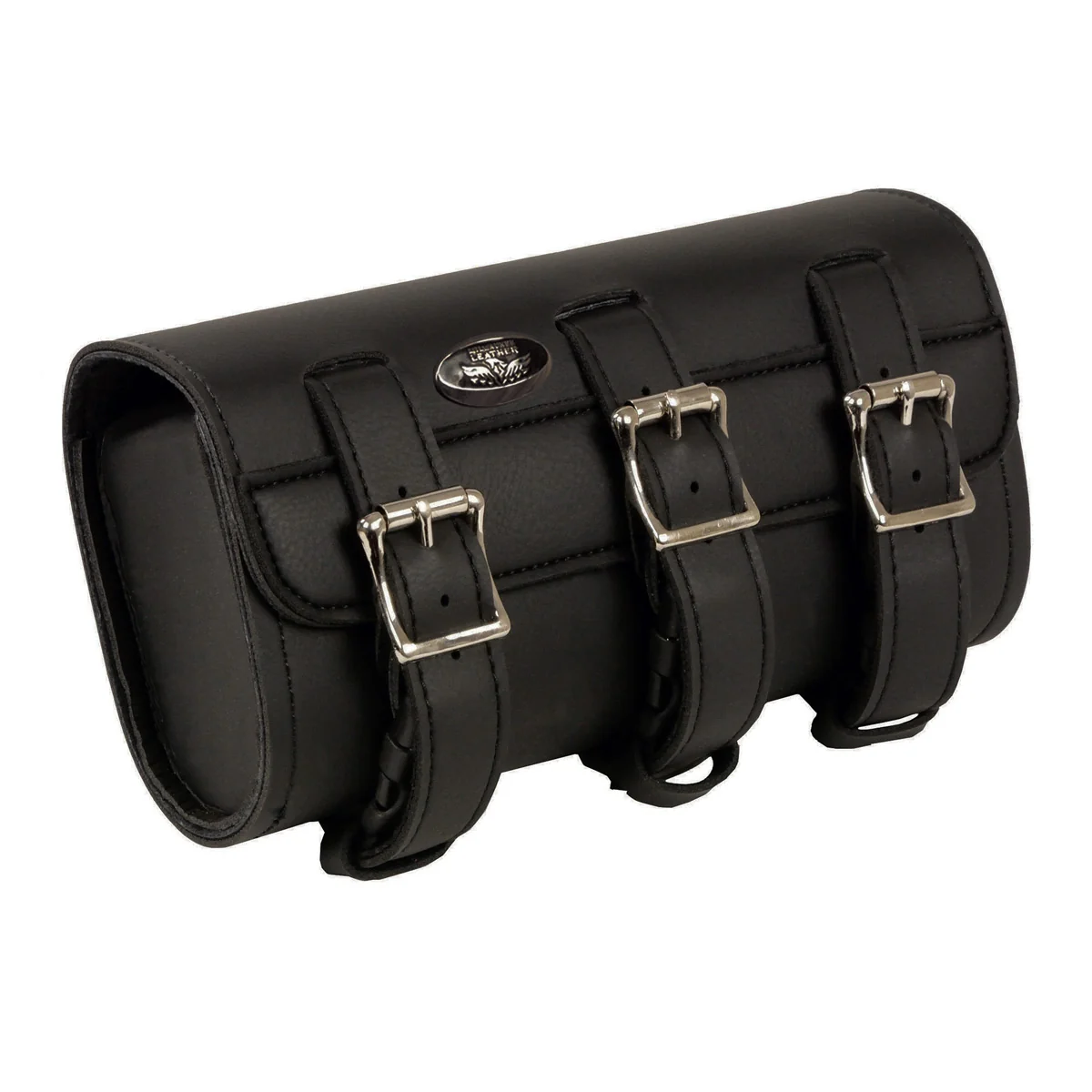 Dependable Milwaukee Performance SH49803 Black PVC Large Two Buckle Tool Bag for Motorcycles Soft