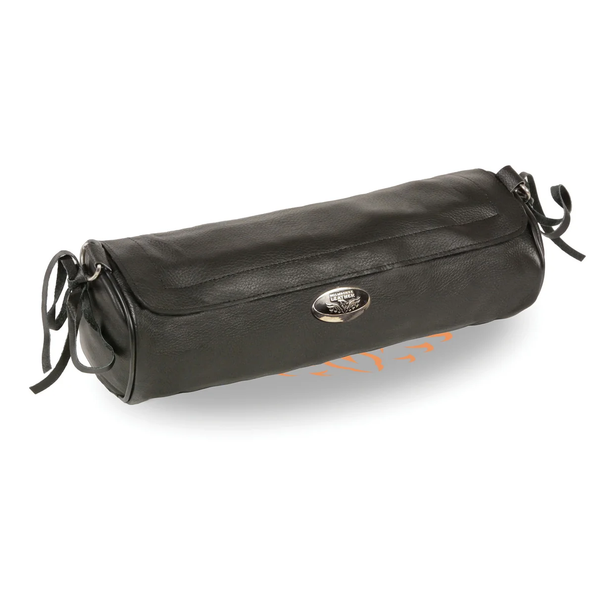 Trusted Milwaukee Leather SH504 Black Soft Leather Extra Long Motorcycle Tool Pouch Prestigious