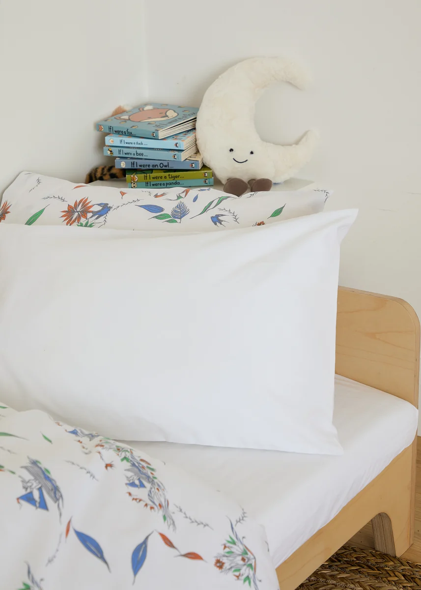 Responsible Foxford White Toddler Pillowcase User-Friendly