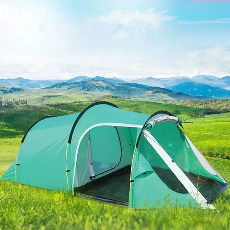 Detailed Waterproof Camping Gazebo Tent – Awning Sun Shelter Beach Canopy for Hiking Camping Eco-Friendly