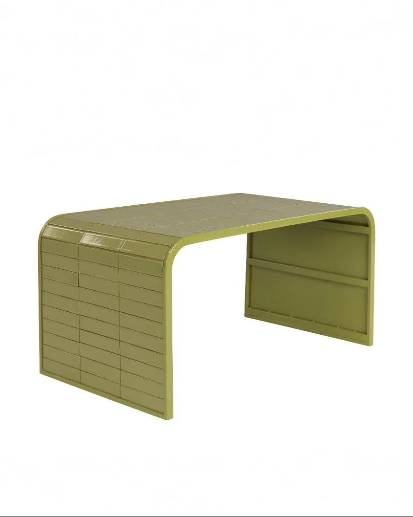 Organic Coffee Table Tiles- Green Relaxed