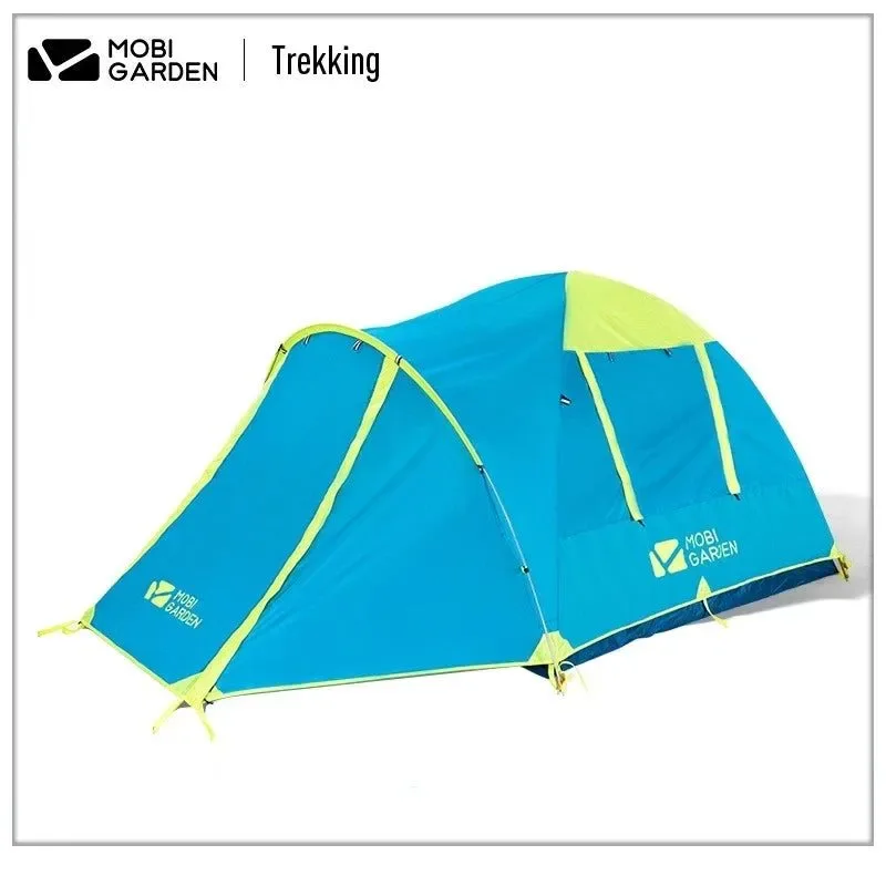 Optimized Outdoor Camping Mountaineering Windproof Rainproof Double Layer Tent Cold Mountain 3AIR Lobby Version Breathable