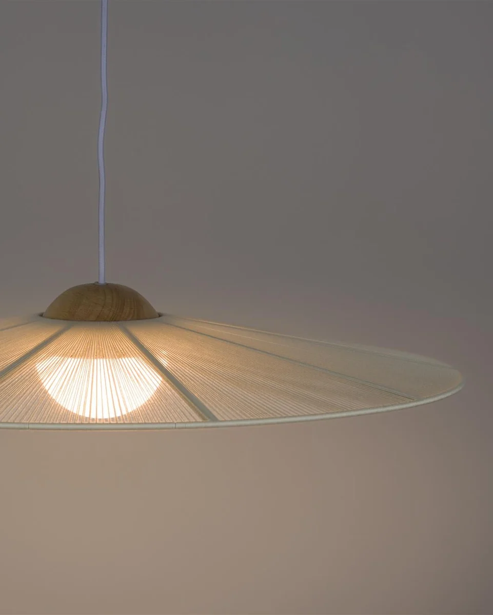 Recyclable Pendant Light Belle- Large Beige Certified