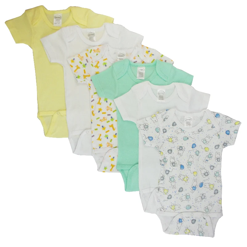Solid Boys' Printed Short Sleeve Flexible