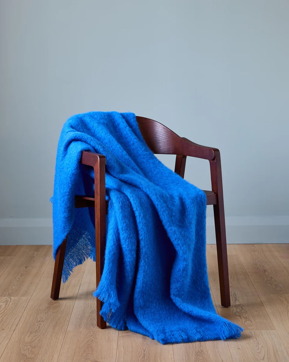 Sophisticated Foxford Liffey Mohair Throw Casual