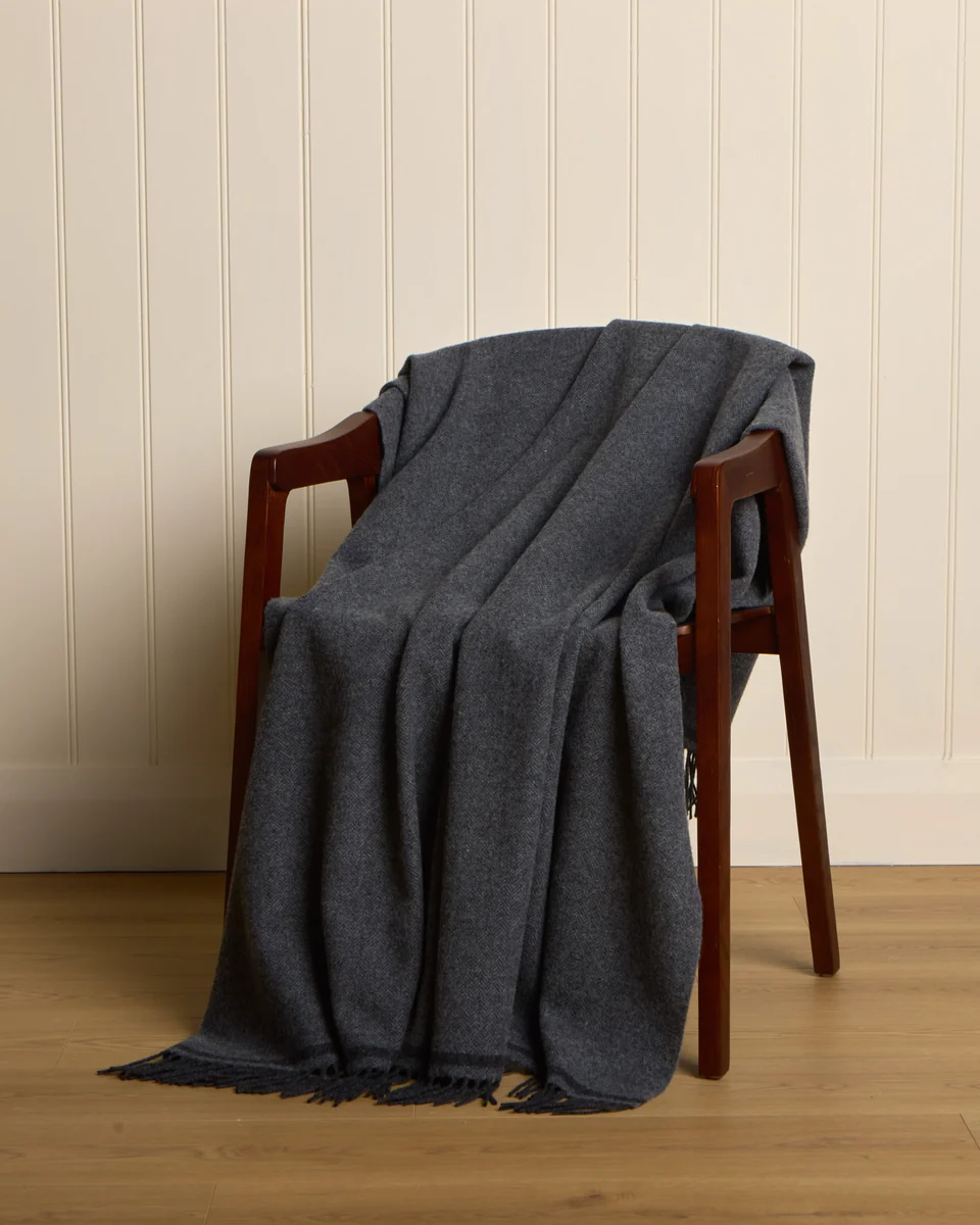 Functional Foxford Cillian Lambswool Throw Flexible