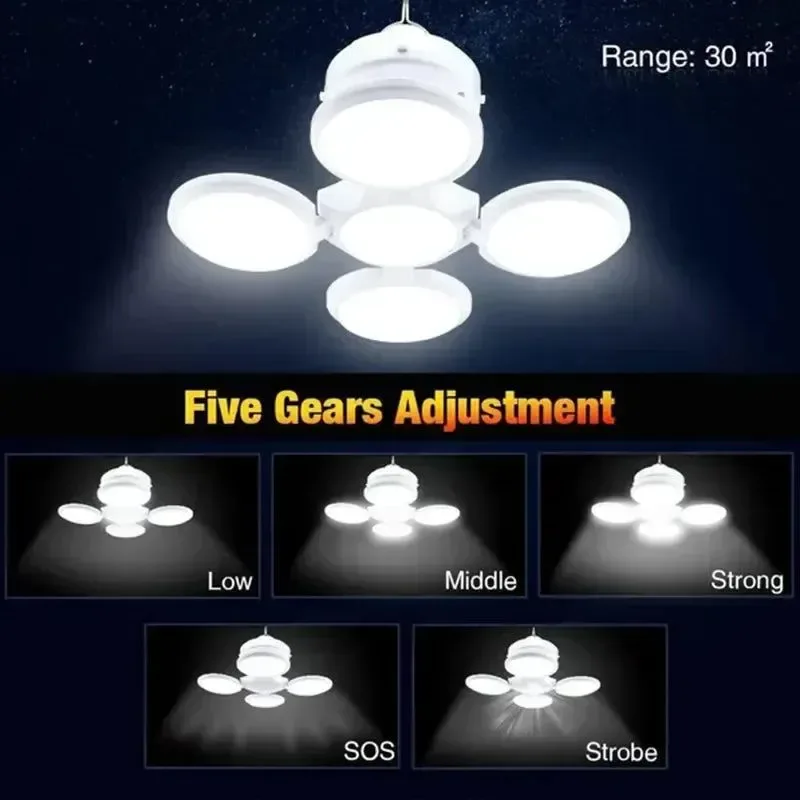 Comfortable Outdoor Solar Folding Light Portable USB Rechargeable LED Bulb Search Lights Fast