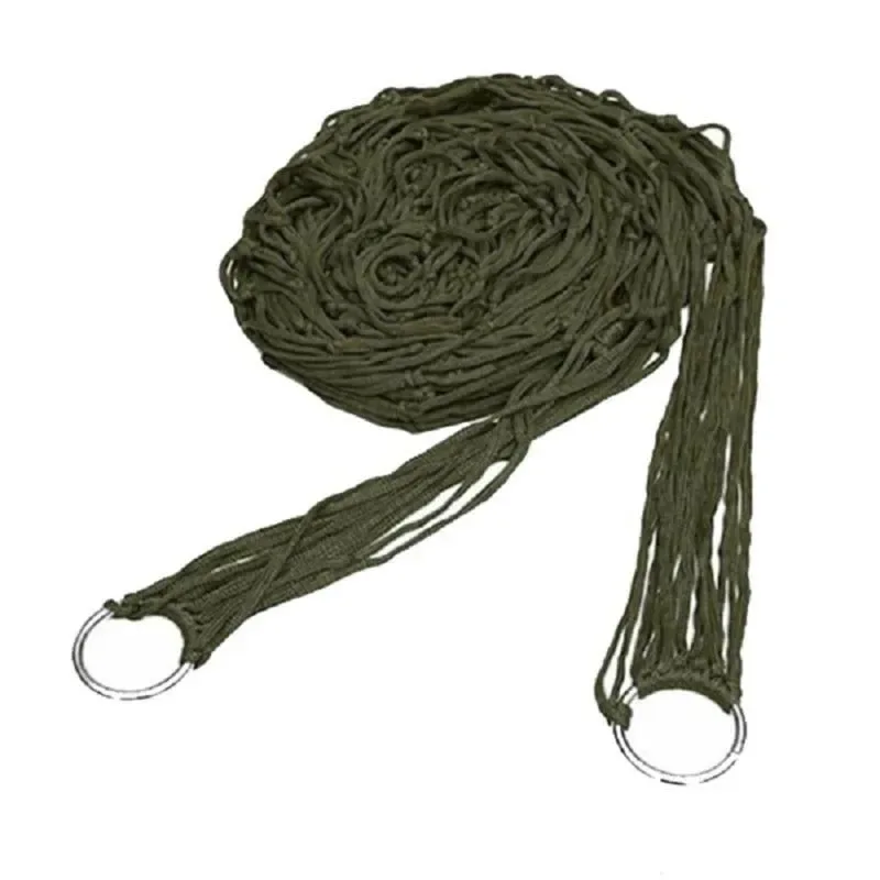 Safe Portable Outdoor Sport Hammock Mesh Net for Camping Garden Beach Travel Carefully Designed
