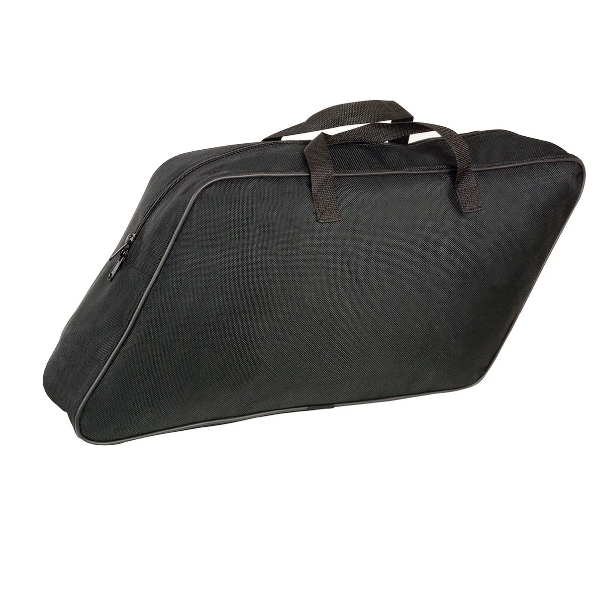 Fine Milwaukee Leather MP8140 Black Large Textile Slant Motorcycle Saddlebags Inside Liner Safe