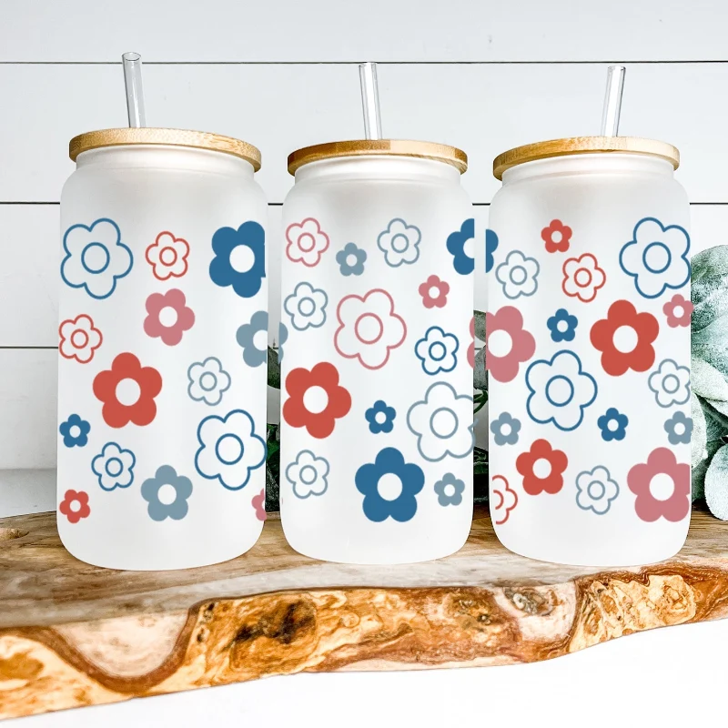 Original Design Retro Flowers Tumbler Healthy
