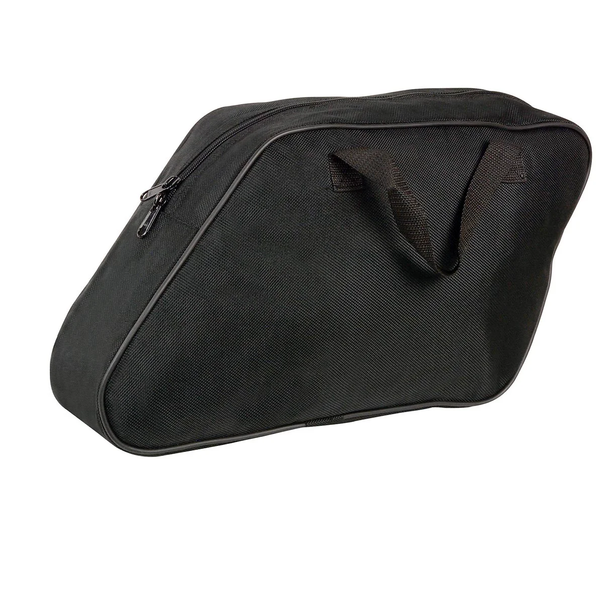 Original Milwaukee Leather MP8150 Black Textile Slant Saddlebags Inside Liner Selected