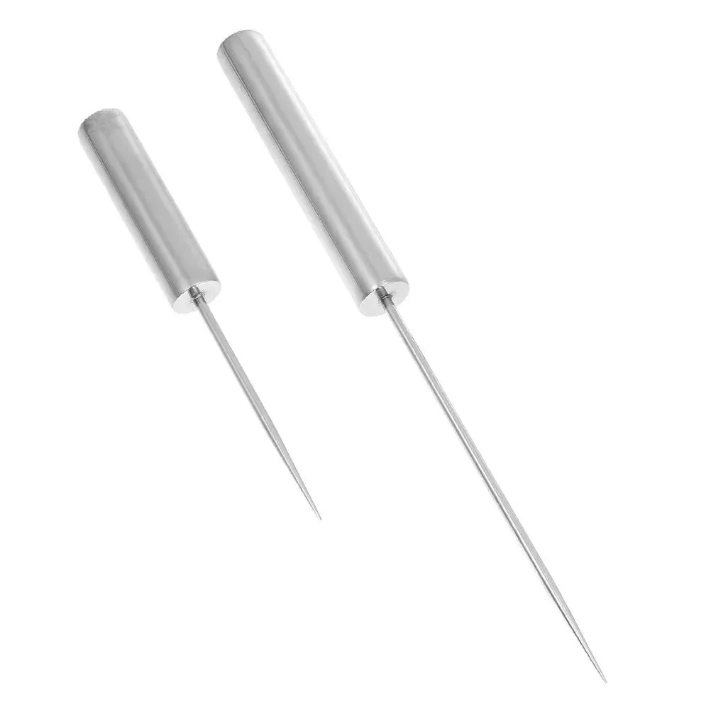 Carefully Designed 2 Pcs Ice Pick Metal Crusher – Professional Portable Stainless Steel Bar Tool User-Friendly