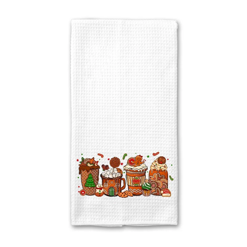 Fast Christmas Drinks Kitchen Towel Organic