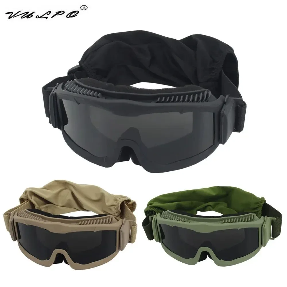 Verified Windproof Anti-Fog Goggles - UV Protection for Hunting Shooting and Outdoor Activities Reusable