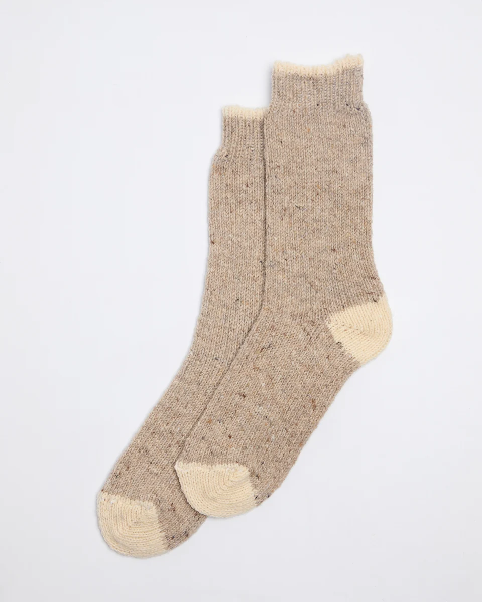 Fast Foxford Women's Walking Socks Oatmeal Pure