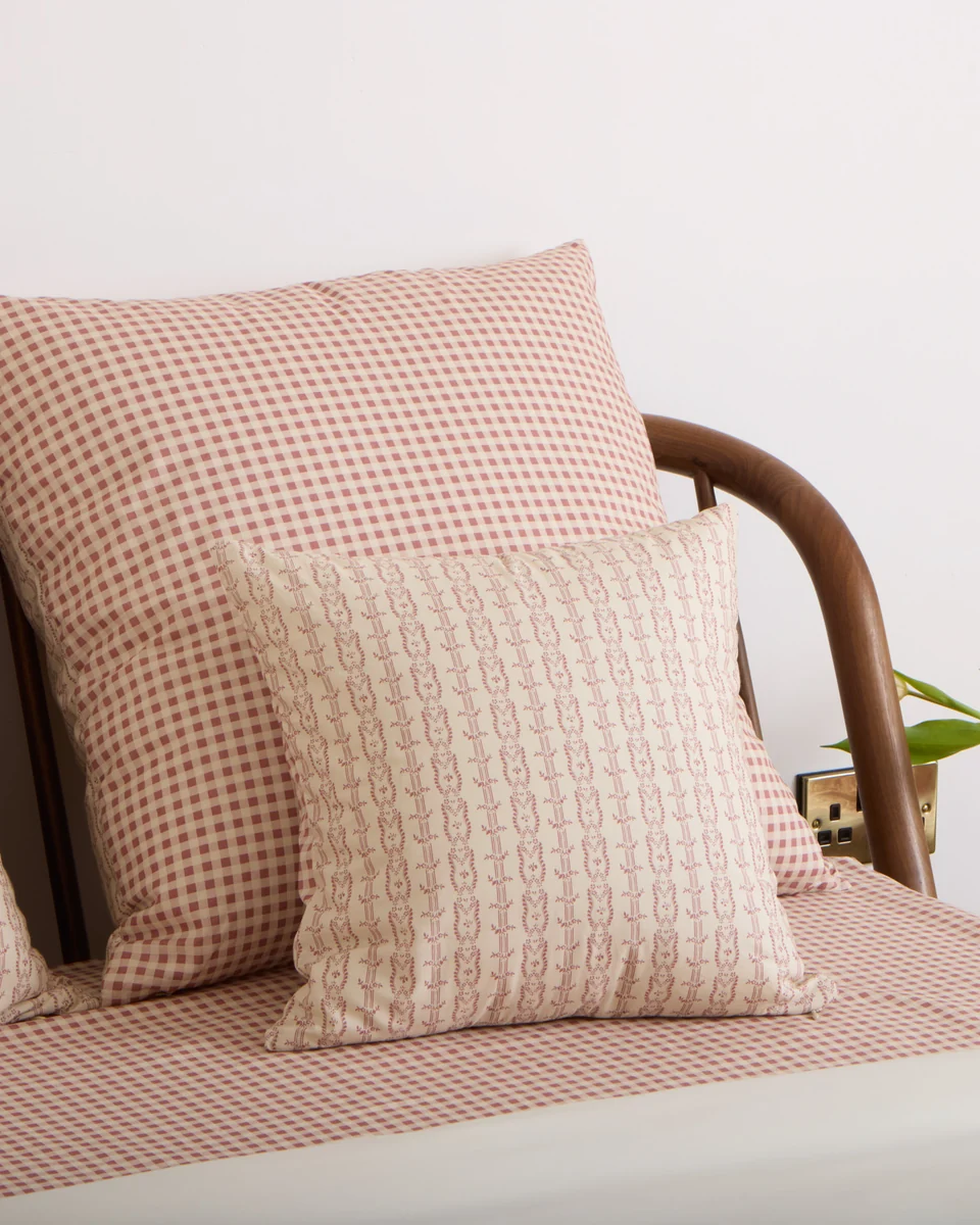 Convenient Foxford Poppy Cushion- Small Organic