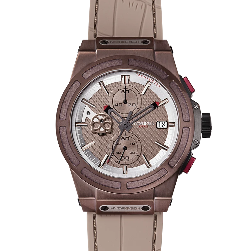 Verified Hydrogen Chronograph Watch with Skull Design High-End