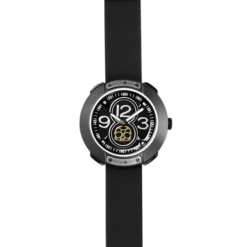 Responsible Hydrogen Skull Automatic Watch with Black Strap Superior