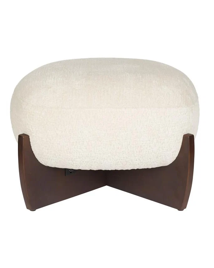Green Pouffe Emilius Recyclable