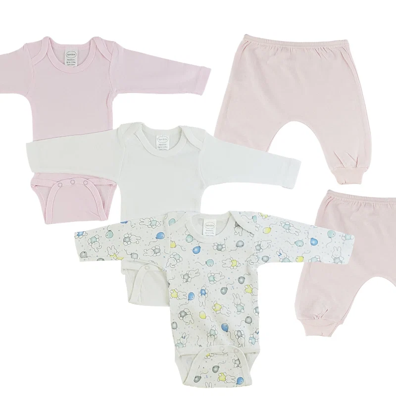 High-Quality Bambini Newborn Clothing Set with Bodysuits and Pants Prestigious
