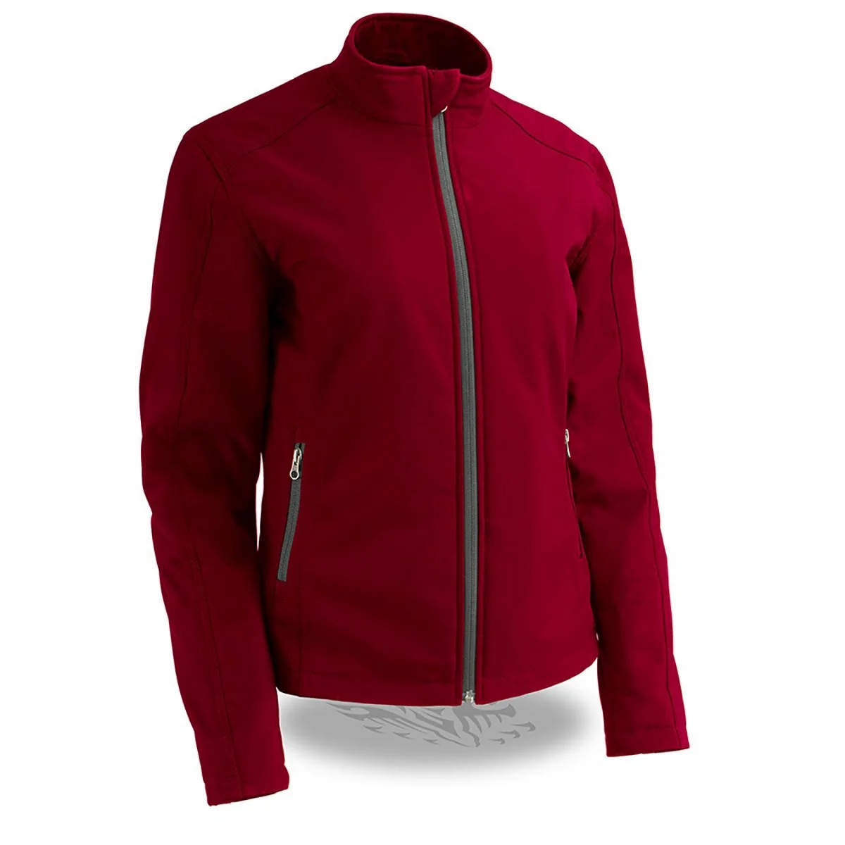 Enhanced Milwaukee Leather MPL2763 Women's Red Waterproof Lightweight Soft Shell Jacket
