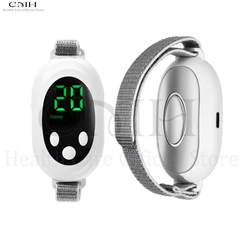 Reusable CMIH LED Health Care Wristband with Adjustable Fabric Strap Elegant