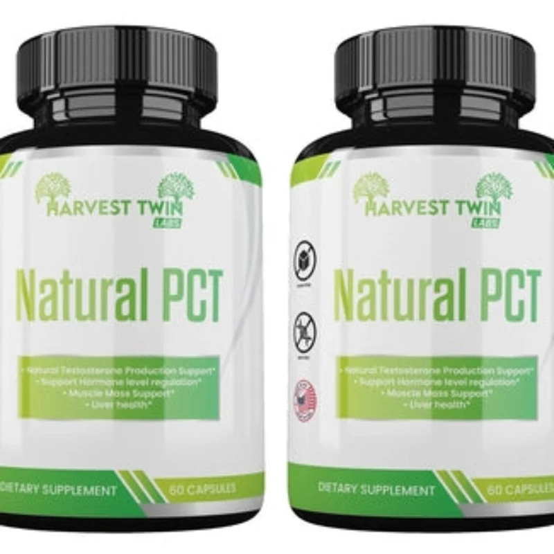 Pure Harvest Twin PCT Capsules - Natural Support for Optimal Wellness - 60 Capsules Practical