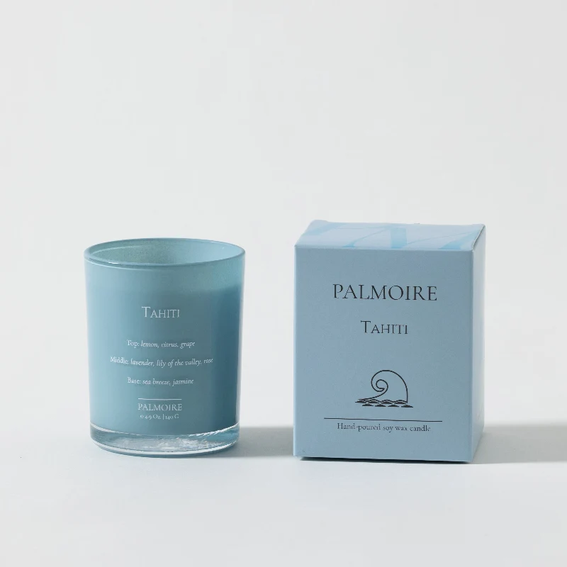 World-Class PALMOIRE Tahiti Soy Wax Candle – 4.9 oz 140 g Healthy