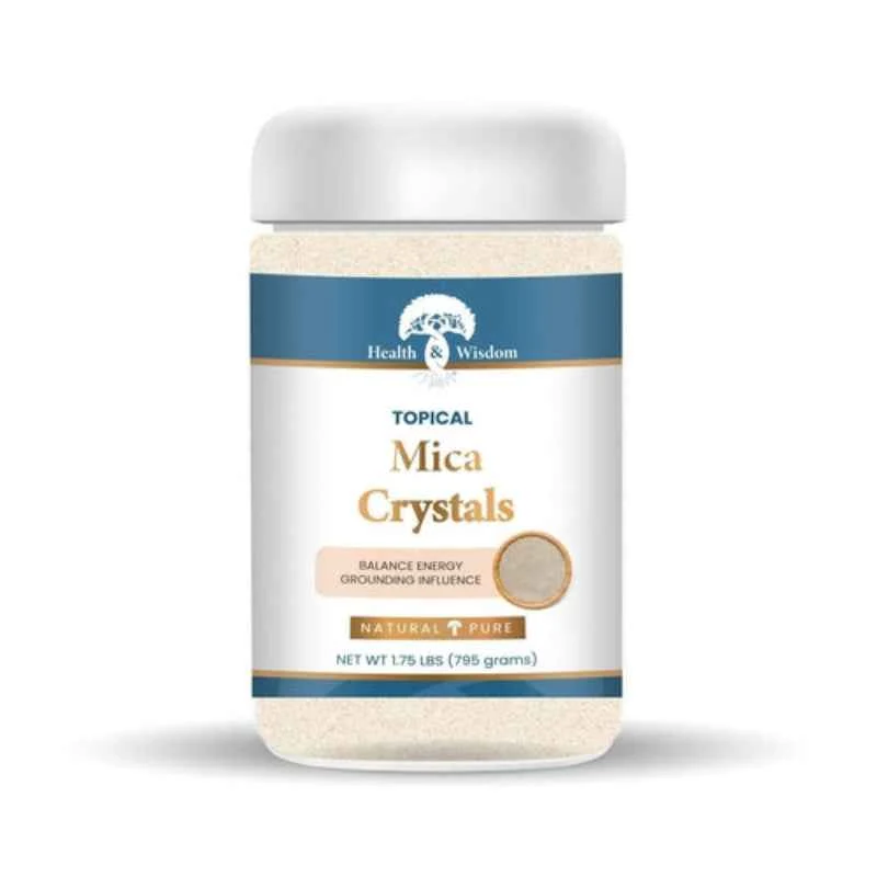 Relaxed Health Wisdom Topical Mica Crystals – Natural Energy Balancing Grounding Lightweight