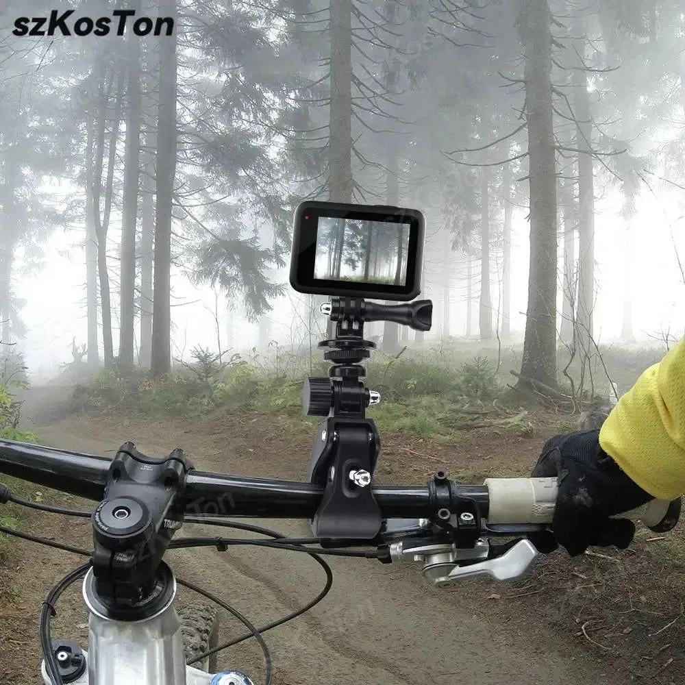 Expertly Made Universal Bike Handlebar Mount for Action Cameras Accessories Durable