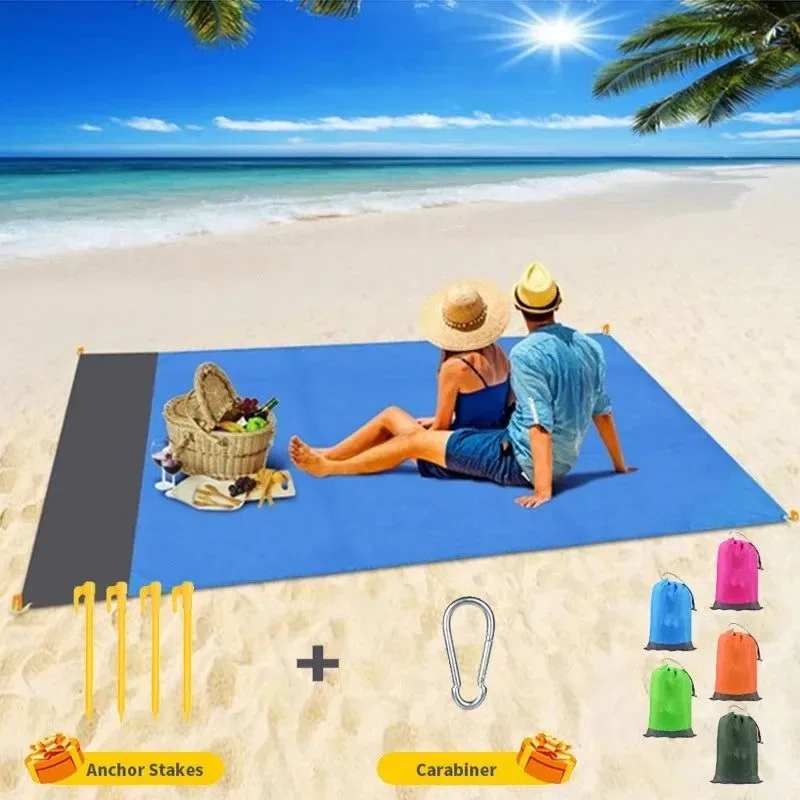 Quality Waterproof Beach Mat - Foldable 210x200cm Outdoor Picnic Blanket for Camping Original Design