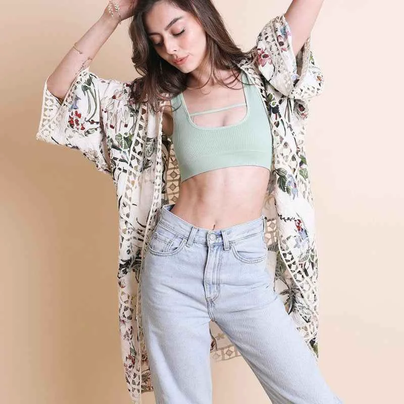 Official Heriloom Embroidered Kimono – Leto Collection – Elegant Floral Design First-Class