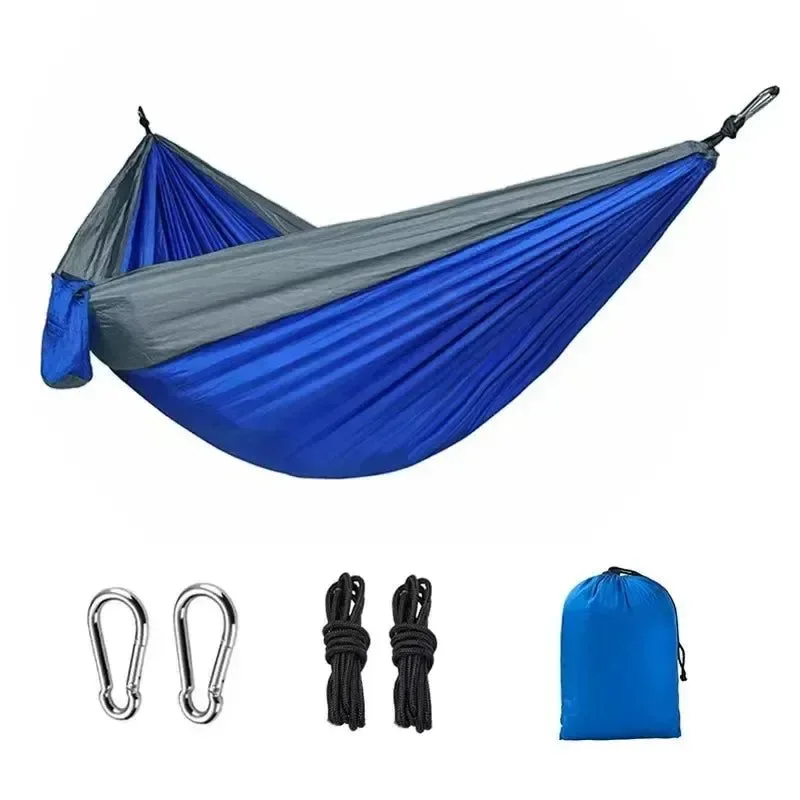 Certified Portable Parachute Nylon Hammock for Outdoor Camping Backyard Relaxation Optimized